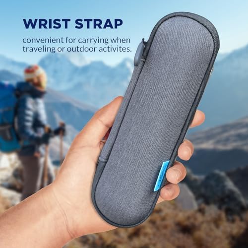 Membrane Solutions Travel Carrying Case Water Filter Cover Portable Organizer Bag for 7.1inch Personal Water Filter Straw Cover Hard-Shell EVA Storage Protective Case(7.8X 2.6X 2.6 Inch), Shockproof - Image 4