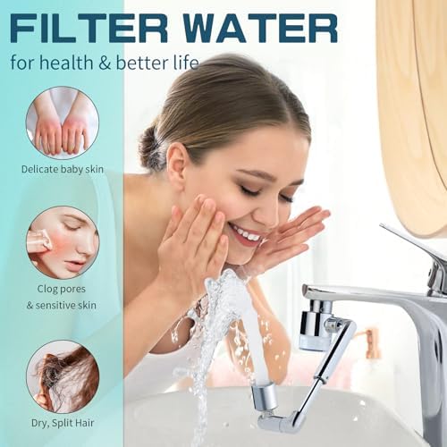 CECEFIN 1440° Sink Water Filter Faucet Extender 3.0, Telescopic Robotic Arm - Image 4