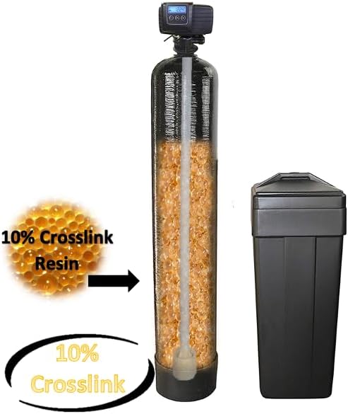 FLEX LINE ADAPTER INCLUDED-AFWFilters Built Fleck 5600SXT 48,000 Grain Water Softener with Upflow Carbon Filter (10% Resin with Carbon) - Image 4