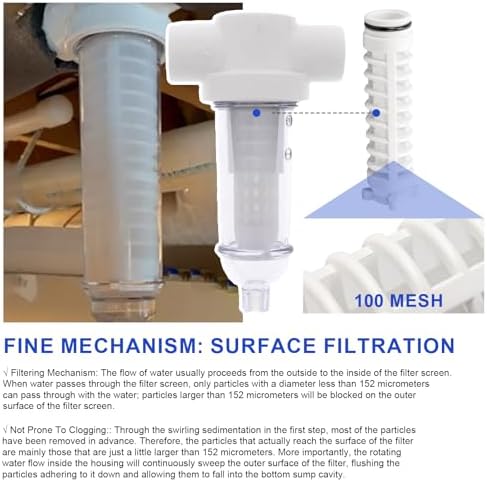 1" 100 Mesh Spin-Down Replacement Filter Screen for Rusco Sediment Filter - Image 6