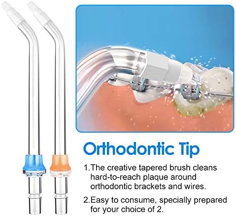 Ronsit Replacement Orthodontic Tips Compatible with Waterpik Water Flossers - Image 2