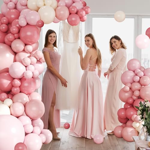 Dusty Pink Balloon Arch Kit for Baby Shower Bridal Shower Decorations - Image 3