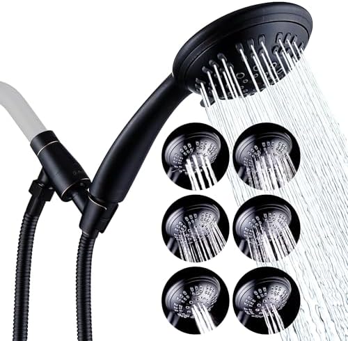 G-Promise Shower Head with Metal Shower Holder and Long Hose by G-Promise