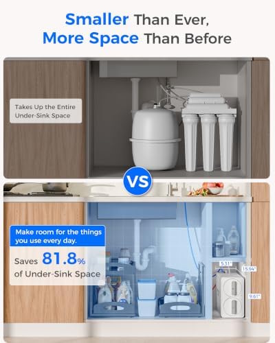 Waterdrop G6A6 Compact Alkaline Mineral Reverse Osmosis System, 600 GPD - Image 2