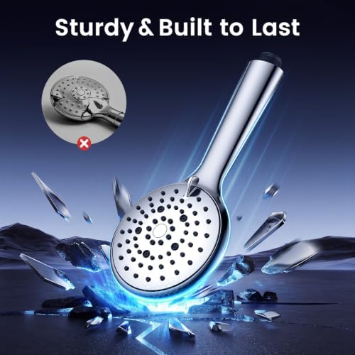 FEELSO Shower Head with Handheld, High Pressure Hand Held Shower Head - Image 4