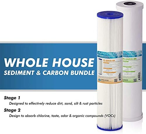 APEC 2-Stage Whole House Water Filter System with Sediment and Carbon Filters (CB2-SED-CAB20-BB) - Image 4