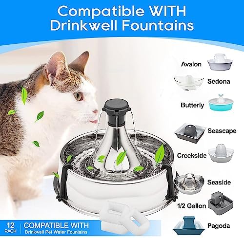 Cat Water Fountain Filter Compatible with Petsafe Water Fountain - Image 2