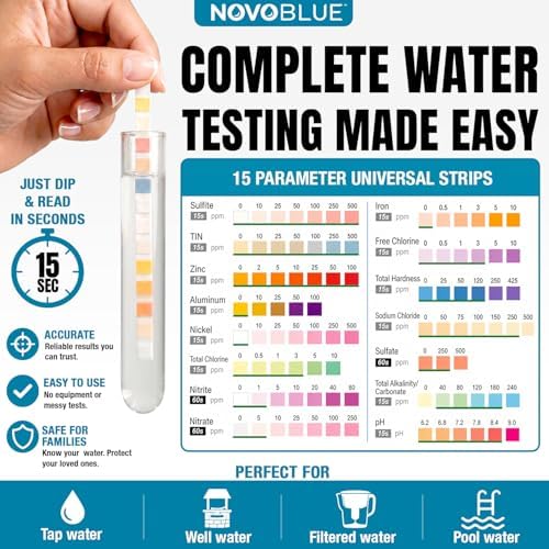 18-in-1 Drinking Water Test Kit with Sensitive Lead & Copper Tests - Image 4