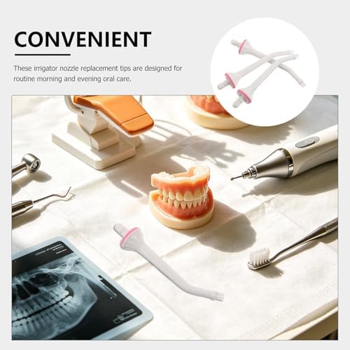 3pcs Water Flosser Replacement Tips for Braces Cleaning Plastic - Image 3