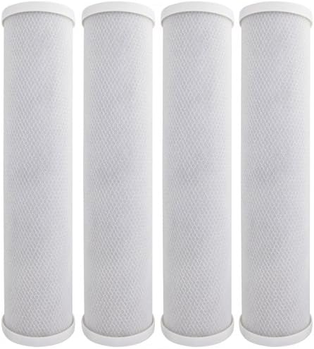 Tier1 5 Micron 4.5" × 20" Carbon Filter Replaces EP-20BB, 155583-43, 4-Pack by Tier1