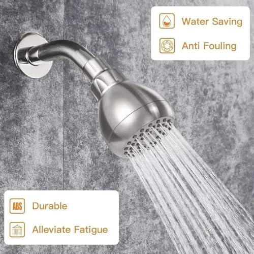 High Pressure Fixed Shower Head 3 Inch Saving Water Chrome Anti-leak Shower Head For Powerful Water Rain Easy Installation for Relaxing and Comfortable Shower Experience - Image 6