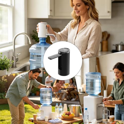 Pump for Water Jug 4-Modes Rechargeable Automatic Drinking Faucet - Image 5