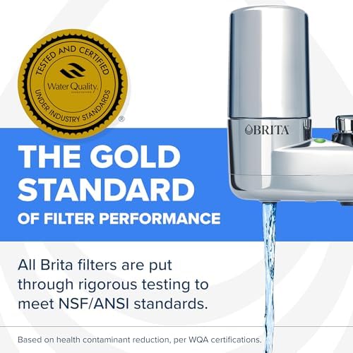 Brita Elite Chrome Faucet Water Filter System, 2 Filters - Image 5