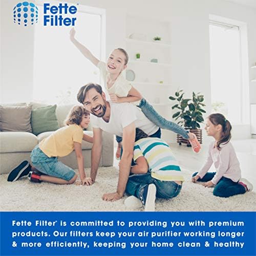 Fette Filter True Hepa Air Purifier Filter Set Compatible with Idylis Air Purifier Filter Type C+D. Contains 1 Idylis C + 1 Idylis D. Includes 2 Carbon Prefilter. For Air Purifer Model IAP10280 - Image 5