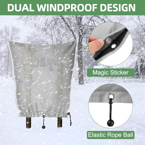 Backflow Preventer Insulation Cover, 30"×24", Grey - Image 5