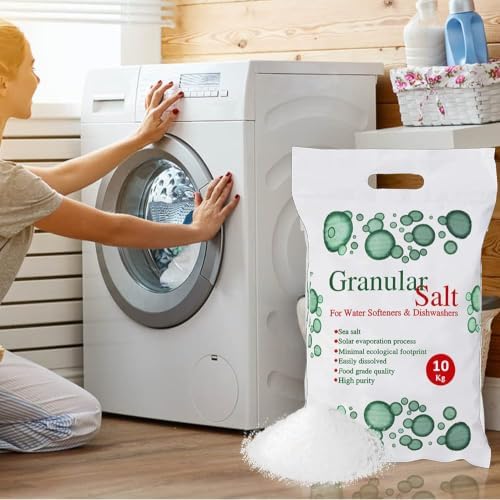 22 LB Dishwasher Salt, Water Softener Salt for Dishwashers, Regenerating - Image 2
