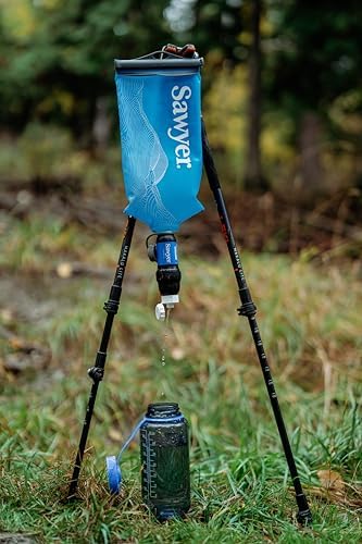 Sawyer Squeeze Water Filtration System, Cnoc Premium 2 Liter Bladder, Blue, Squeeze w/Cnoc 2 Liter Bladder (Pack of 4) - Image 3