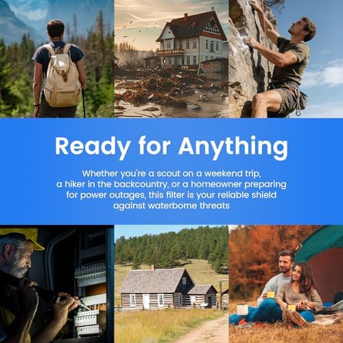 Portable Water Filter Straw, Essential Camping & Hiking Gear - Image 6