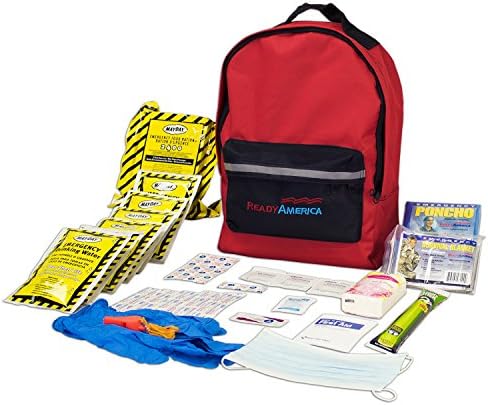 Ready America 72 Hour Emergency Kit, 1-Person, 3-Day Backpack, Includes First Aid Kit & Potable Aqua Water Purification Tablets, Portable and Effective Water Purification Solution for Camping - Image 3