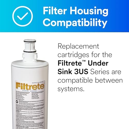 Filtrete Advanced Under Sink Quick Change Water Filter Replacement 3US-PF01 - Image 2