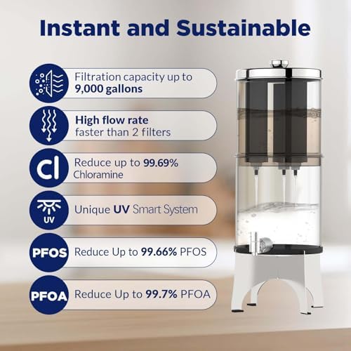 Membrane Solutions UV Countertop Water Filter, 2.25 Gallon, U3P - Image 4
