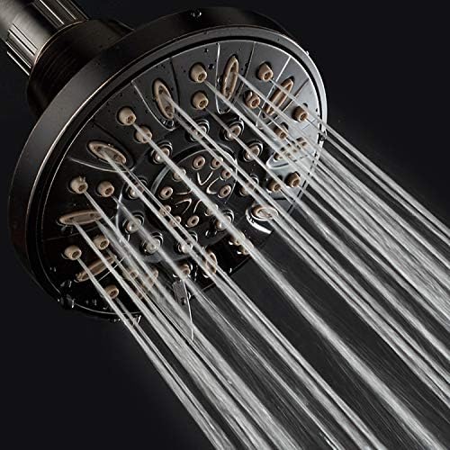 AquaDance for California - Oil Rubbed Bronze High Pressure 6-Setting 4" Shower Head – Angle Adjustable, Anti-Clog Showerhead Jets, Tool Free Install-USA Standard Certified-Top U.S. Brand – 1.8 GPM - Image 3