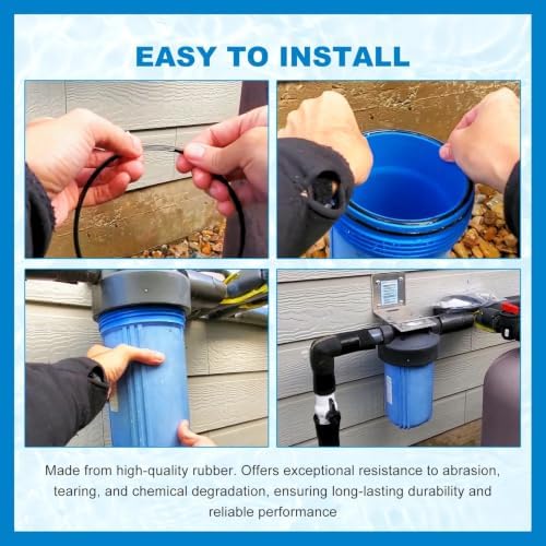 151122 Water Filters O-Rings for Pentek Big Blue Water Filter Housings, Fit for Pentek #10 & #20 Big Blue, APEC HBB-10/HBB-20 (5.5" ID x 5.83" OD x 0.165" Thick) - 3 Pack - Image 7