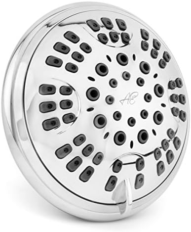 Aqua Elegante 6 Function Luxury Shower Head - 2.5 GPM - Polished Chrome by AquaElegante
