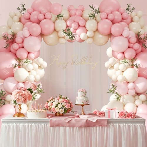 Pink Balloon Arch Kit for Baby Shower Bridal Shower Birthday Decorations - Image 2