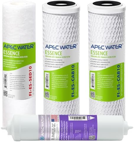 APEC Water FILTER-SET-ESPH Replacement RO Filter Set, Alkaline, 6 Month by APECWaterSystems