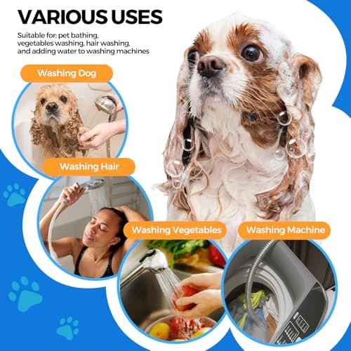 Faucet Hoses:Quick Connection,Sink Hose,Dog Bathing Shower - Image 7