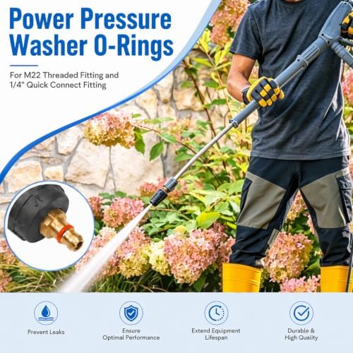 ZDBB 84 Pcs Pressure Washer O Rings, Garden Hose and Screen Filter Washers - Image 5