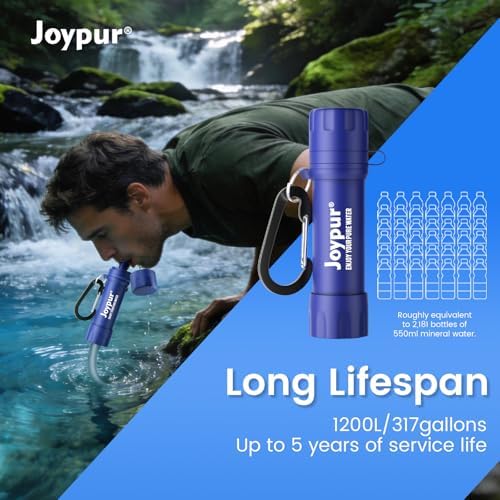 Portable Water Filter Straw, Essential Camping & Hiking Gear - Image 3