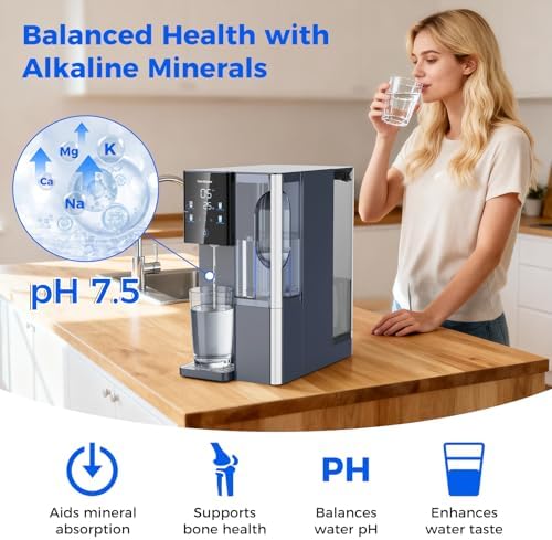 CT910 Countertop Reverse Osmosis Water Filter System with 2 Filters(1 Standard RO + 1 Remineralization pH+ RO) for Up to 4 Years of Life, 8-Stage Filtration, NSF/ANSI 372,42,58 - Bundle - Image 6