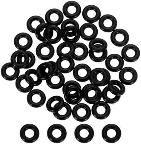uxcell 100Pcs AS-006 NBR 70A O-Rings 1/8"ID x 1/16"CS/0.114"ID x 0.07"CS by uxcell
