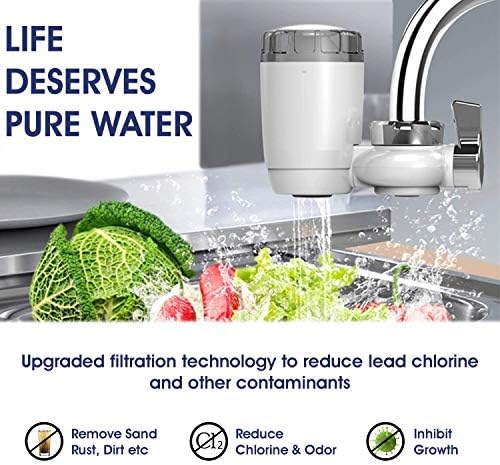 Faucet Filter, Effective Purification System, Reduces Lead & Bad Taste, BPA Free, Water Purifier, Replacement Pack of 1 - Image 3