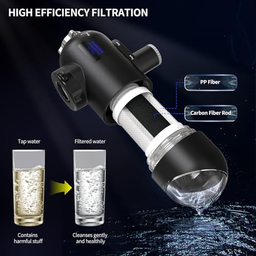 HOMELODY Water Filter for Sink Faucet 3.0 - Upgraded LED Display 3000-4000L Faucet Mount Water Tap Filter Reduces Lead Chlorine Heavy Metals, Faucet Water Filter Fits Most Standard US Faucets - Image 2