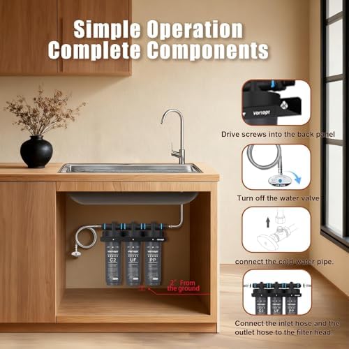 Vortopt F02-C2/UF/PP Under-Sink & Countertop Filtration, NSF Certificated - Image 5