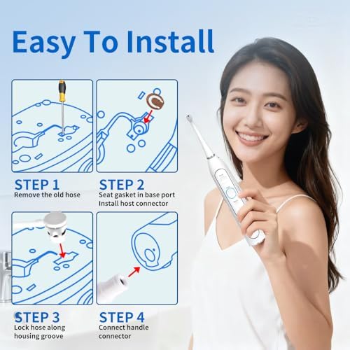 Replacemet Hose for Waterpik Sonic-Fusion Flossing Toothbrush, Hose for Waterpik Sonic-Fusion SF-01/02/03/04 Water Flosser, Replacement Parts for Water pik - Image 4