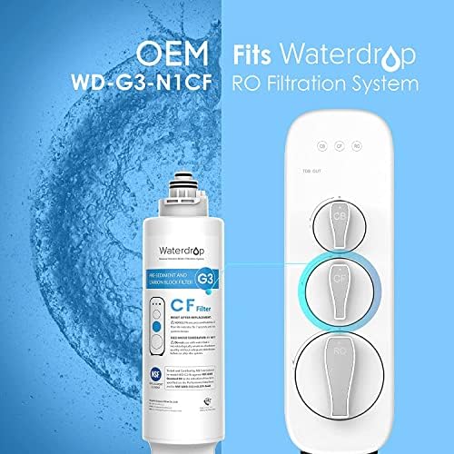 Waterdrop G3-N1CF Filter, Replacement for G3-W & G3P600 & G3P800 RO System - Image 5