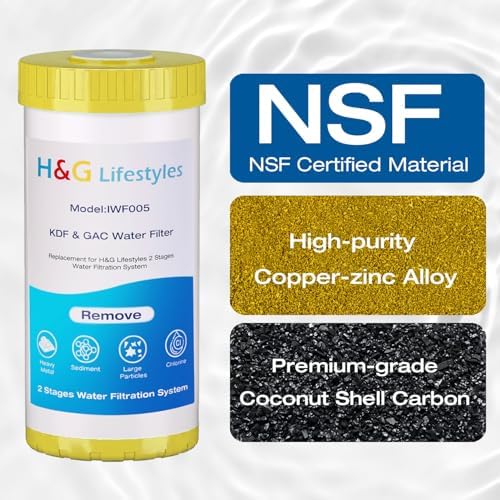 H&G Lifestyles Water Descaler Filter Cartridge Replacement 4.5 x 10 - Image 4