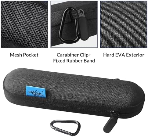 Membrane Solutions Travel Carrying Case Water Filter Cover Portable Organizer Bag for 7.1inch Personal Water Filter Straw Cover Hard-Shell EVA Storage Protective Case(7.8X 2.6X 2.6 Inch), Shockproof - Image 7