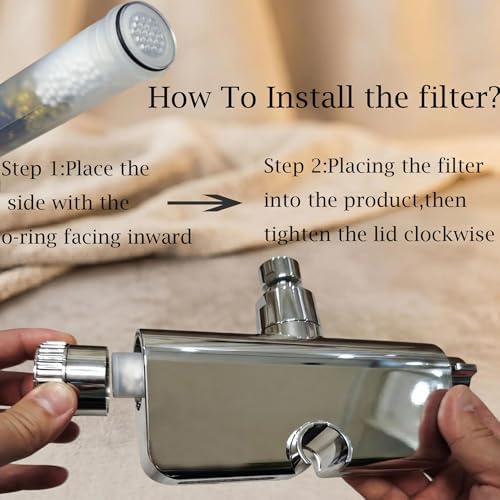 Shower Filter Replacement for MakeFit Cartridge Filtered Showerhead1 Pack - Image 2
