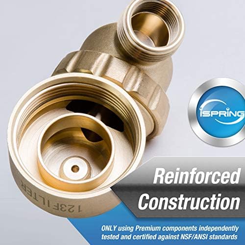 iSpring WSP50GR Spin Down Sediment Filter, 2 Push-Fit Fittings, 50 Micron - Image 4