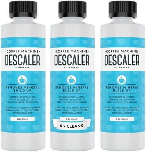 IMPRESA Coffee Machine Descaler - Universal Descaling Solution - 3 Pack by IMPRESA