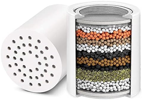 AMORIX 15 Stage Shower Filter Replacement Cartridge for Shower Water Head by AMORIX