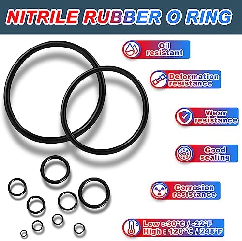 KEZE 826 Pcs Universal SAE and Metric O-Rings Kit,Standard 32 Metric & Inch Sizes O ring Assortment in 2 Box with 4 Piece Pick and Hook for Automotive Faucet Hydraulics Hose Air and Gas Sealing Repair - Image 4