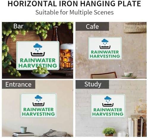 Rainwater Harvesting, Aluminum Sign, 8 x 12 Inches - Image 3