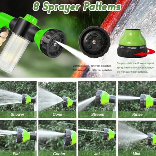 RUIFANDA Dog Wash Sprayer Outdoor with 8 Spray Modes, Soap & Shampoo Dispenser Dog Sprayer Hose Attachment, Pet Wash and Garden Hose Nozzle for Watering Plants, Car Wash, Showering Pet - Image 5