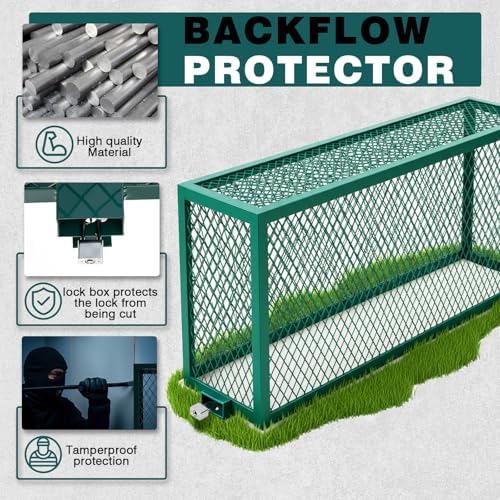 Steel Backflow Preventer Security Cage Cover, 44 3/8'' Lx13 3/8'' Wx24'' H - Image 4